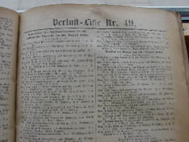 Verlustlisten der deutschen Armee im Feldzug 1870/71 (Liste 49)