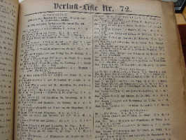 Verlustlisten der deutschen Armee im Feldzug 1870/71, Liste Nr. 72