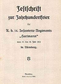 Verlustliste: Königlich bayerisches 14. Infanterie-Regiment „Hartmann“